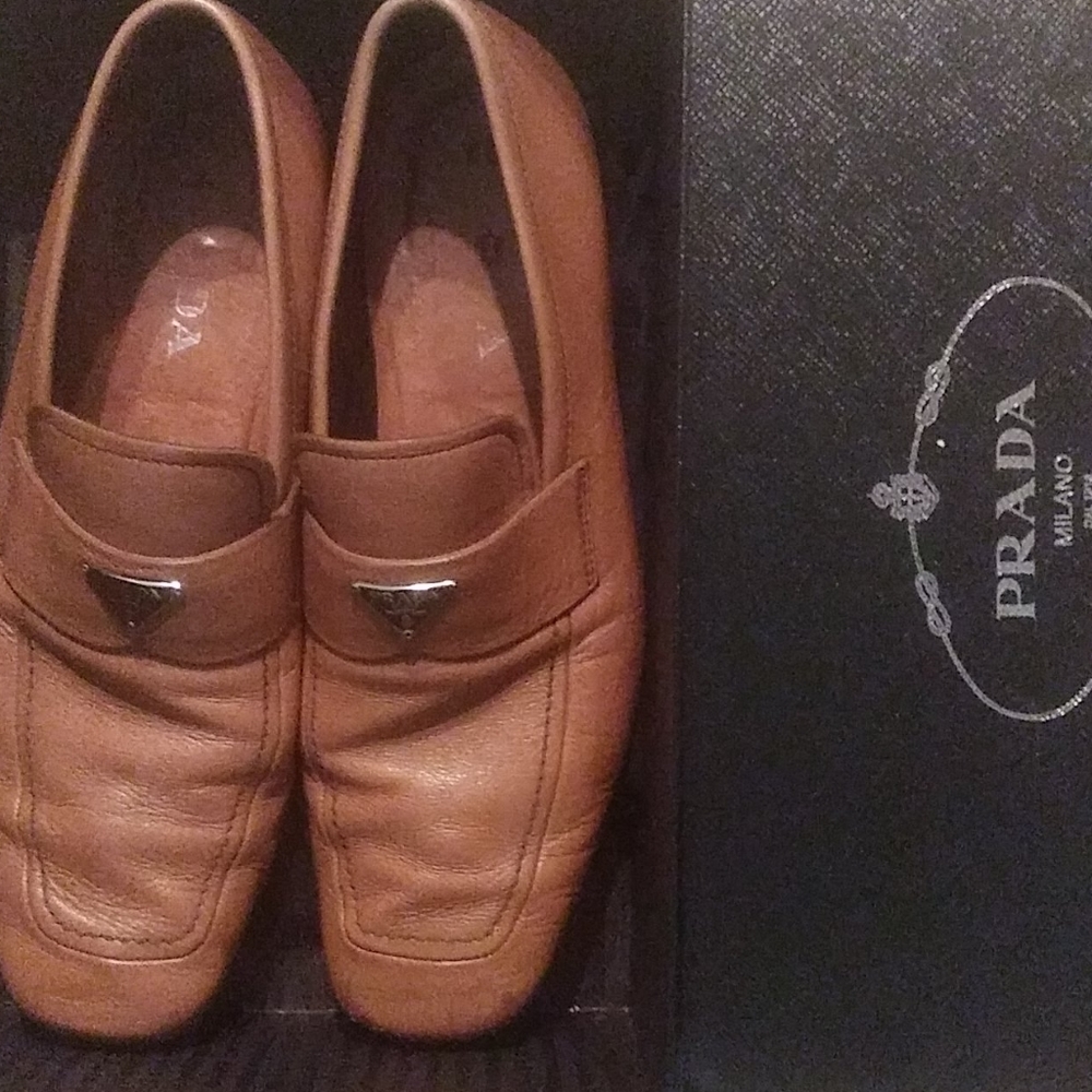 Prada mens loafers
